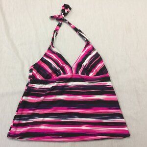 🦜 CATALINA WOMENS SWIM TANKINI TOP SIZE L 12-14 🦜